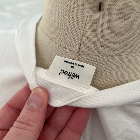 Aritzia Wilfred Baggy Peplum Top - Picture 3 of 5